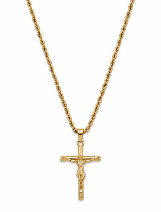 CRUCIFIX CHAIN | 18K GOLD
