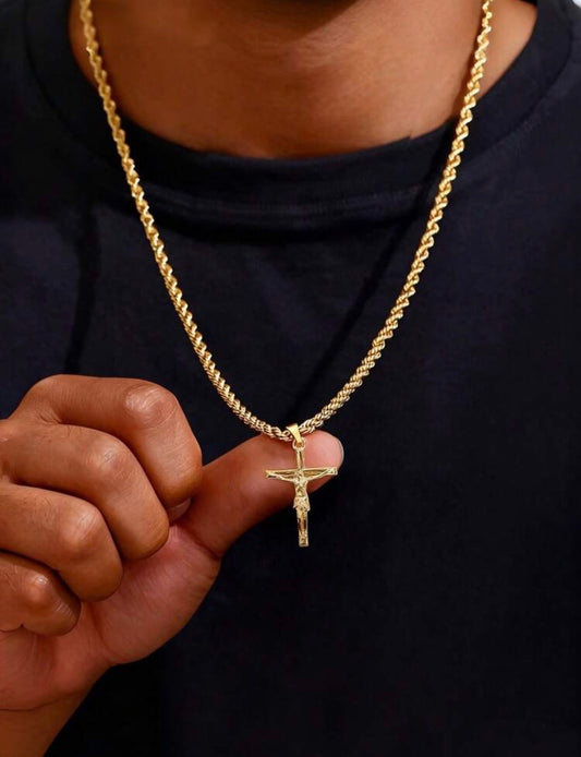 CRUCIFIX CHAIN | 18K GOLD
