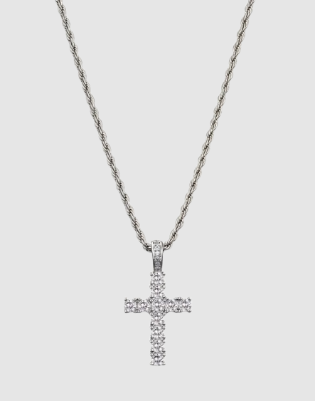 CELESTIAL CROSS CHAIN| SILVER