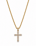 CELESTIAL CROSS CHAIN | 18K GOLD
