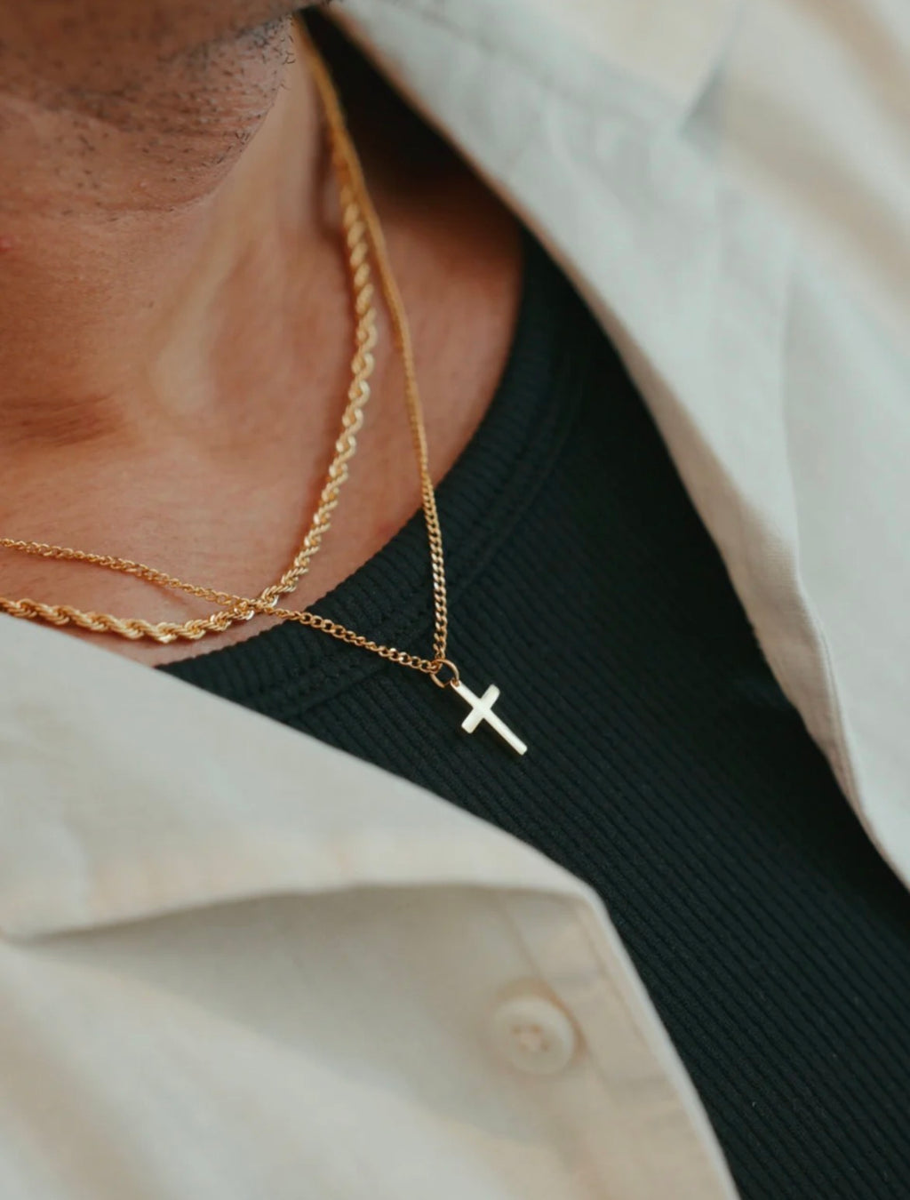 CROSS CHAIN | 18K GOLD