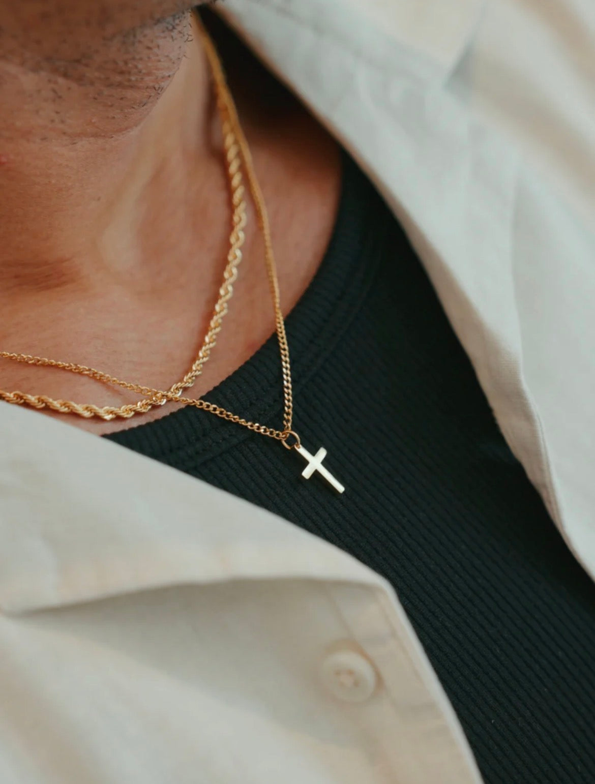 CROSS CHAIN | 18K GOLD
