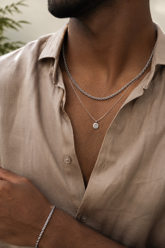 ROPE CHAIN | SILVER