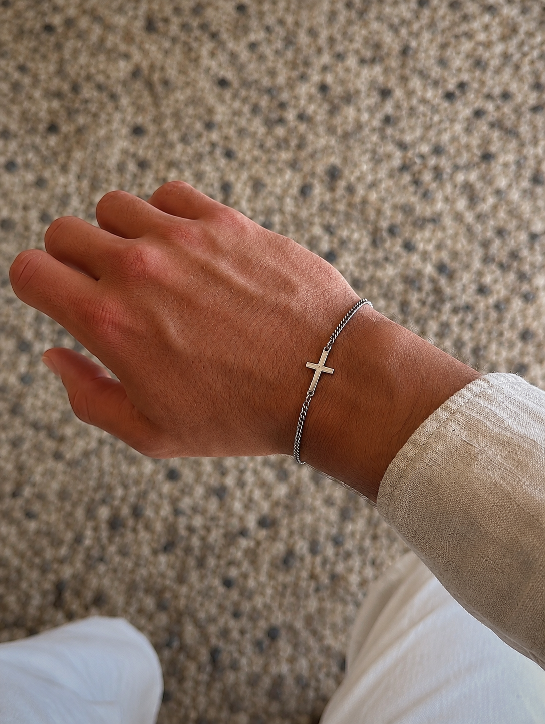 CROSS BRACELET | SILVER