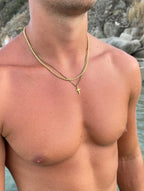 CROSS CHAIN | 18K GOLD
