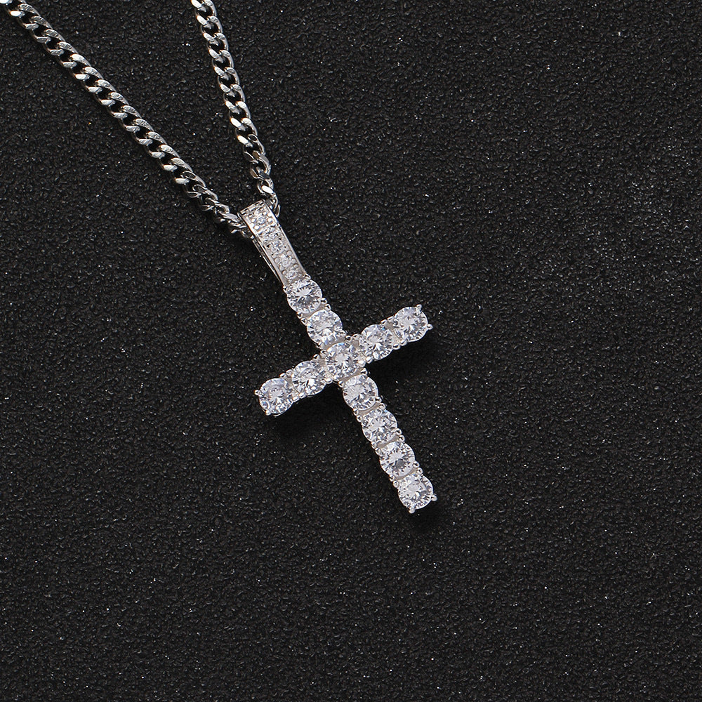 Titanium Steel Necklace Cross