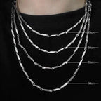 Titanium Steel Geometric Necklace Chain