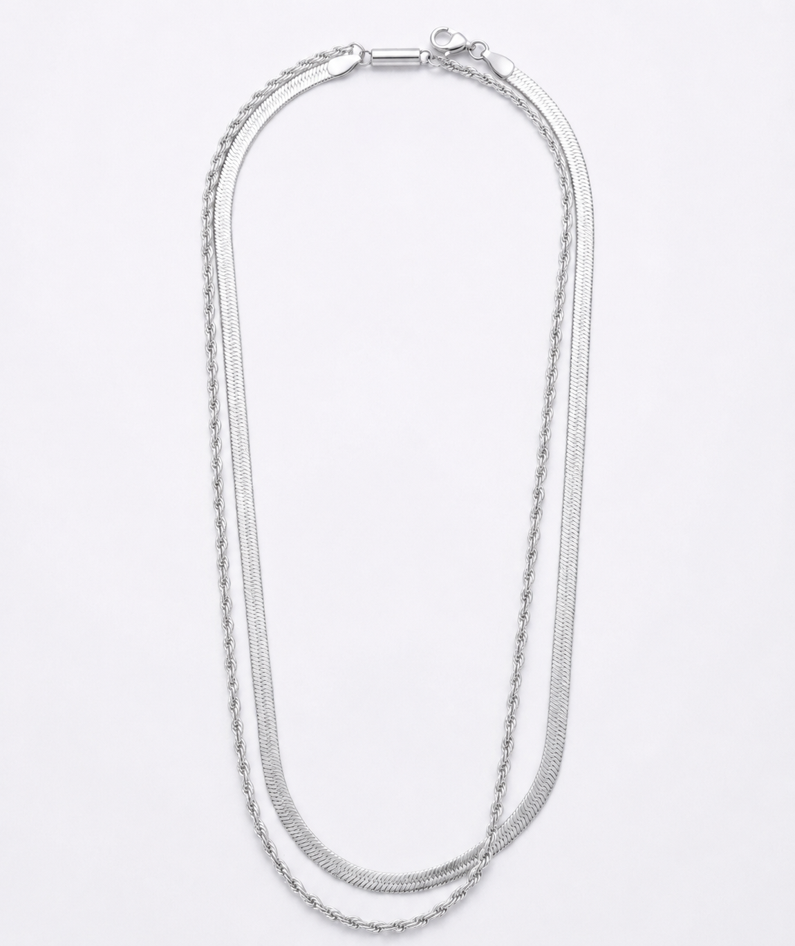 LAYERED CHAIN | SILVER