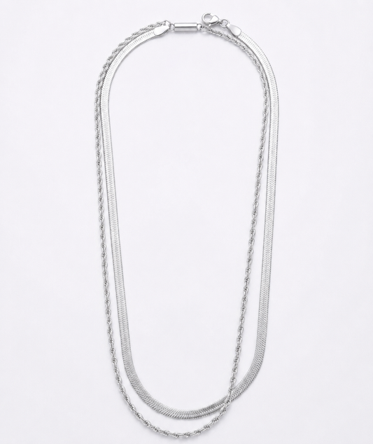 LAYERED CHAIN | SILVER