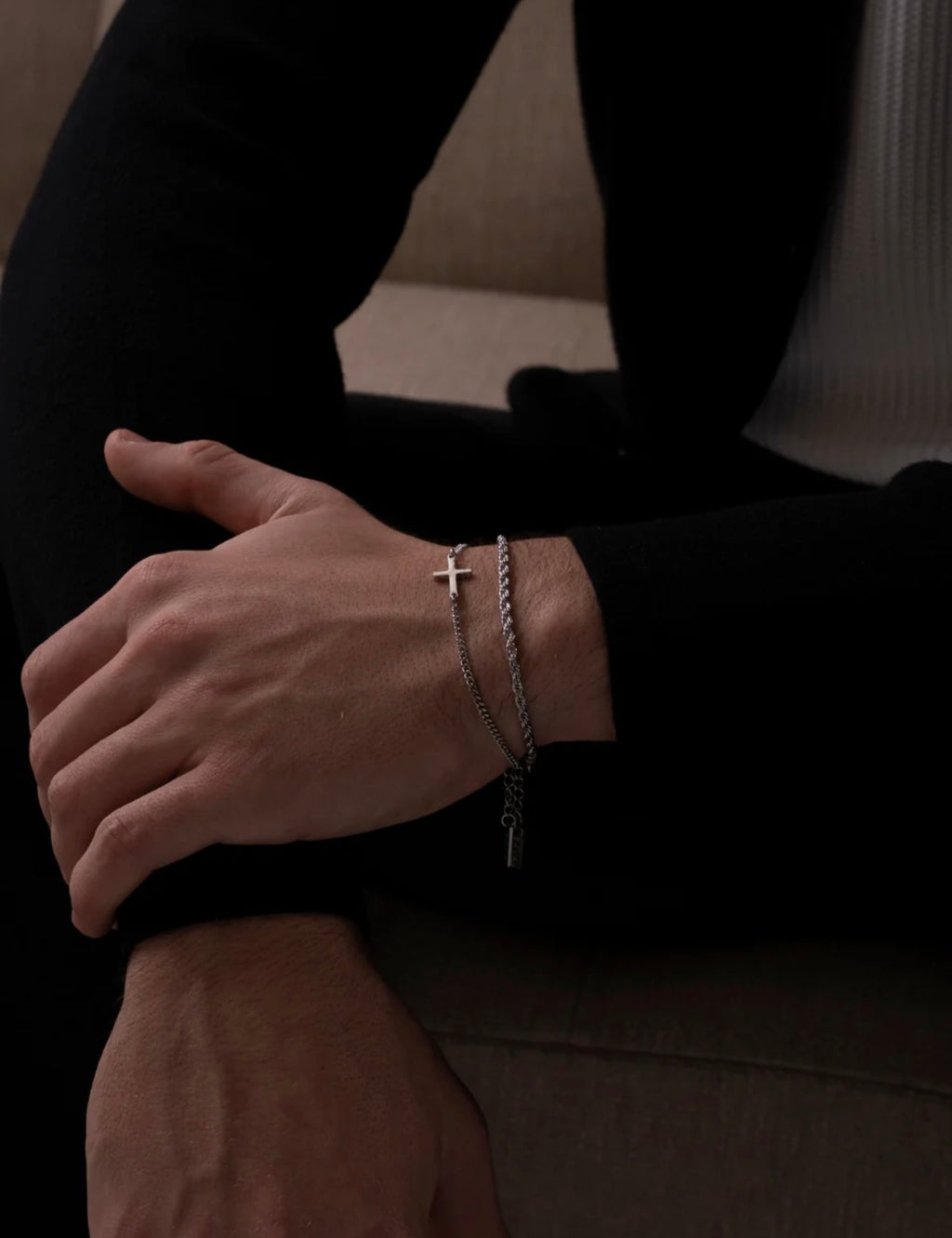CROSS BRACELET | SILVER