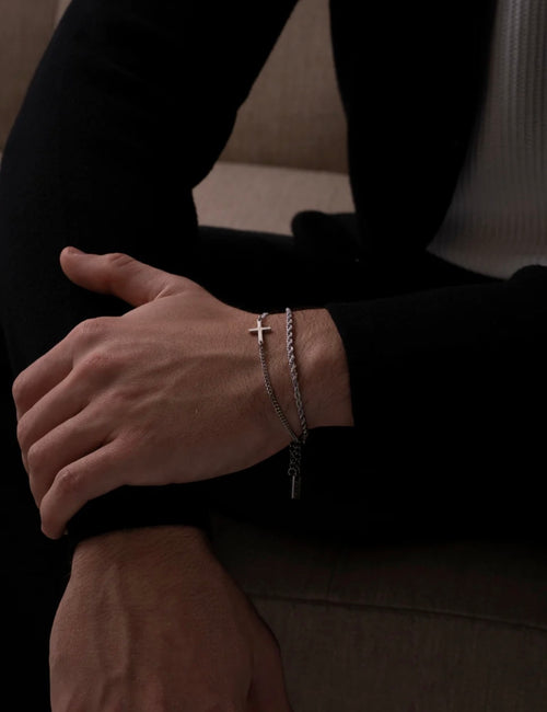 Figaro Chain Bracelet | Gold
