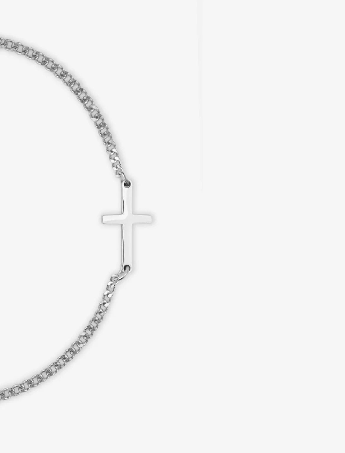 CROSS BRACELET | SILVER