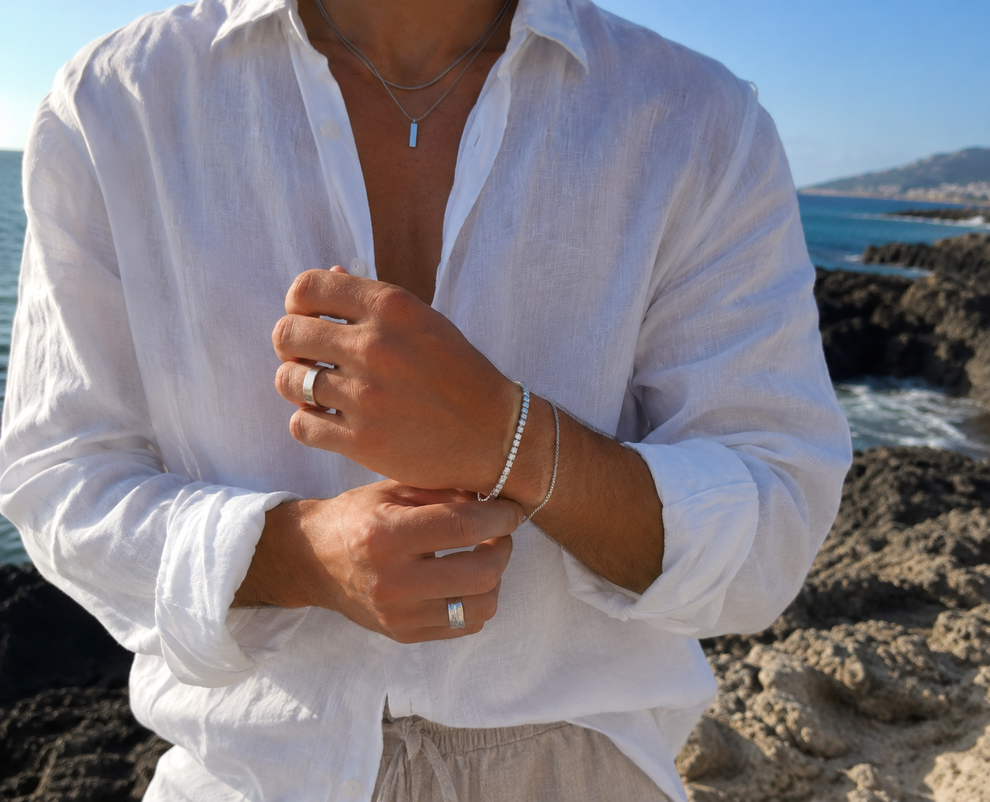 CRYSTAL BRACELET | SILVER