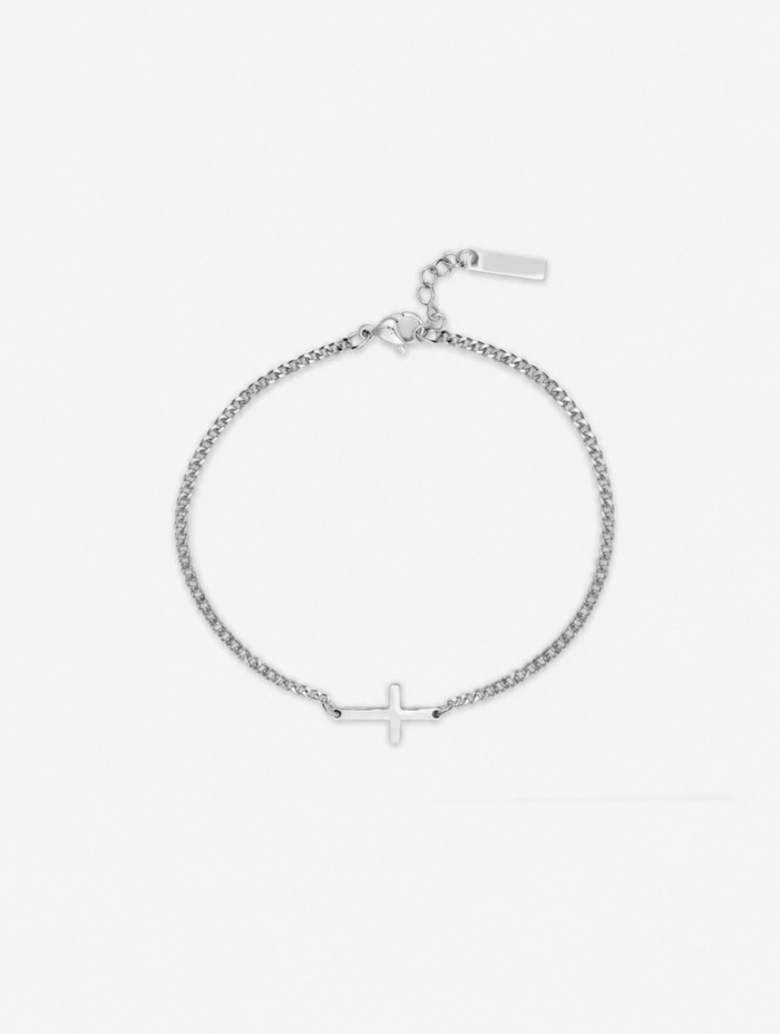 CROSS BRACELET | SILVER