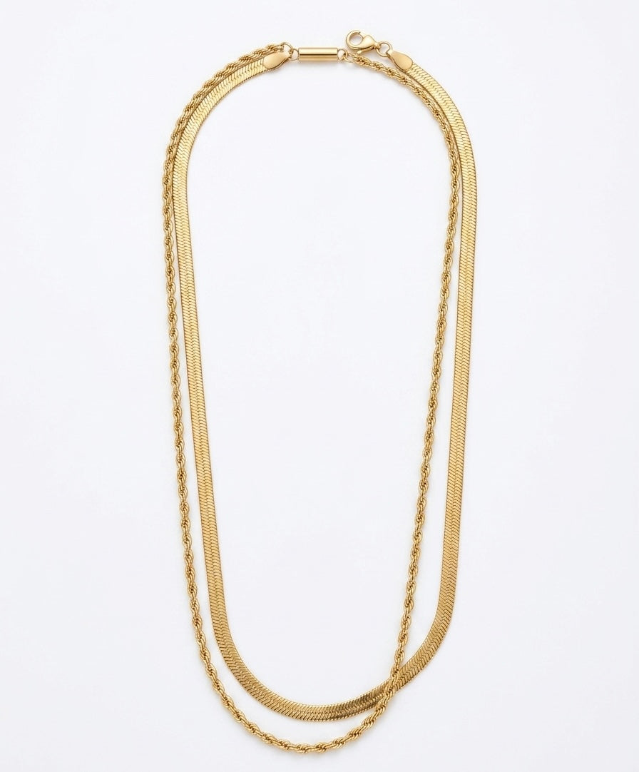 LAYERED CHAIN | 18K GOLD