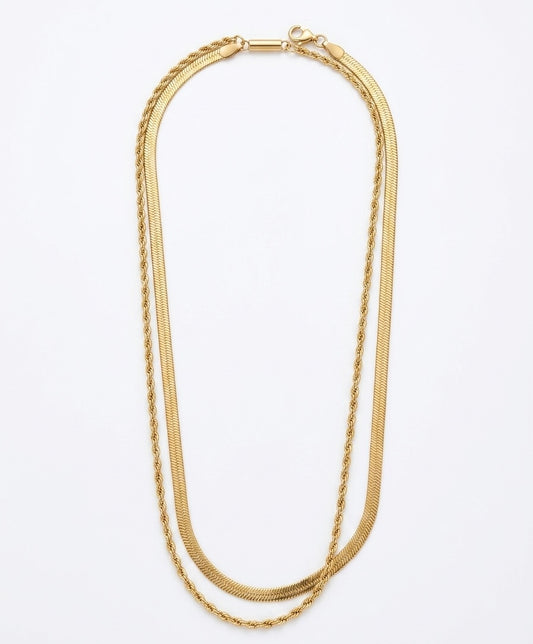 LAYERED CHAIN | 18K GOLD