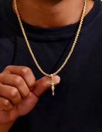 CRUCIFIX CHAIN | 18K GOLD