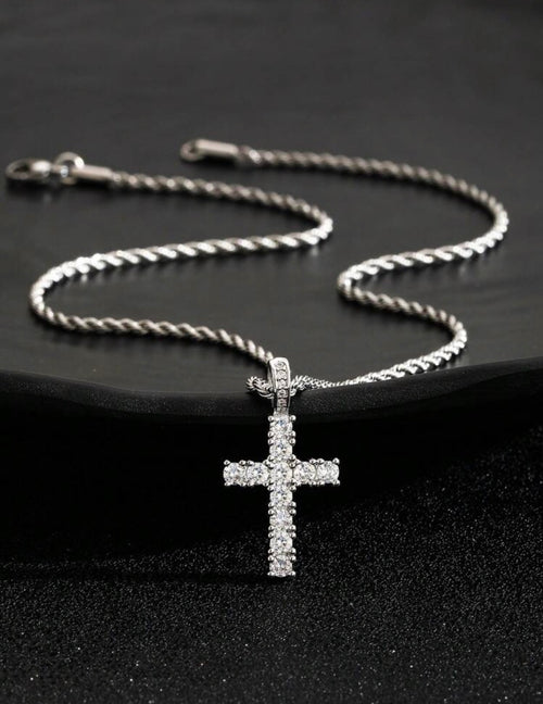 CELESTIAL CROSS CHAIN| SILVER
