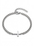 CROSS BRACELET | SILVER
