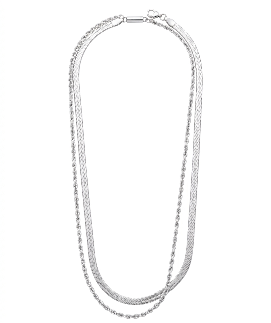LAYERED CHAIN | SILVER