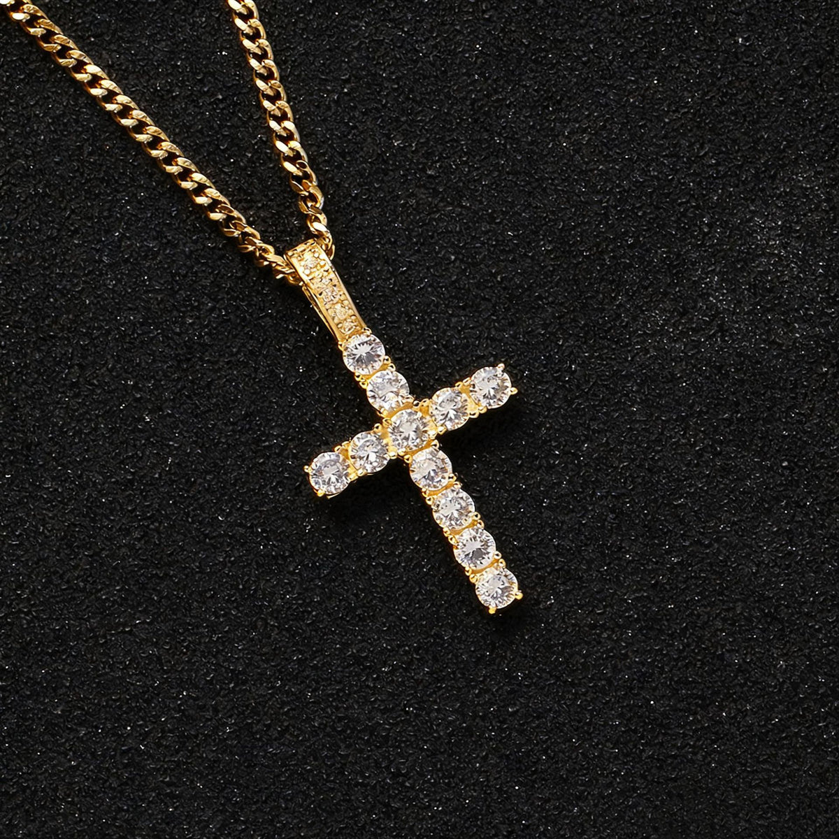 Titanium Steel Necklace Cross