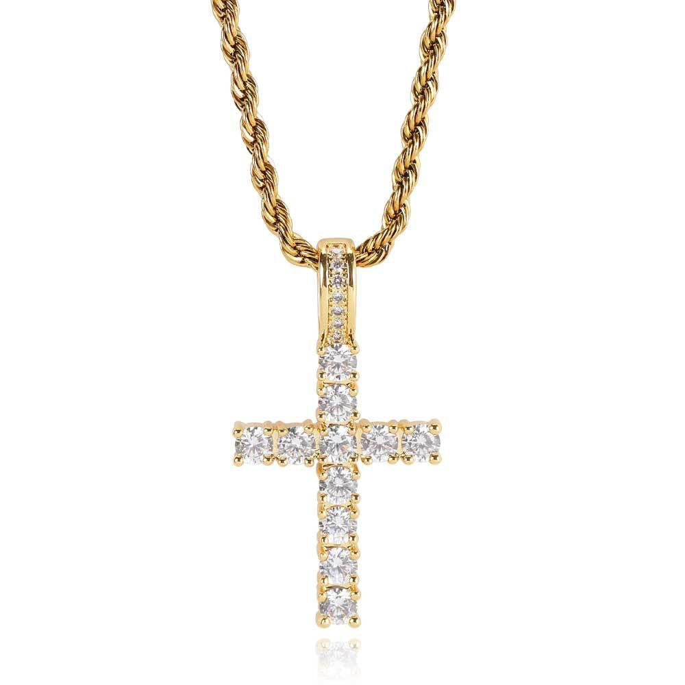 Titanium Steel Necklace Cross