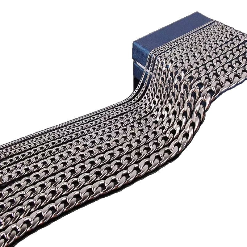 Stainless Steel Cuban Chain Necklace