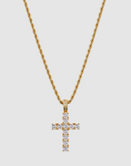 CELESTIAL CROSS CHAIN | 18K GOLD