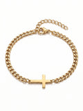 CROSS BRACELET | 18K GOLD
